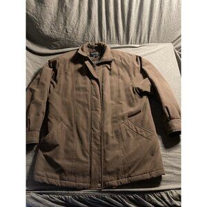 Forecaster Sport Jacket Mens Size Small Brown Long Sleeve Full Zip